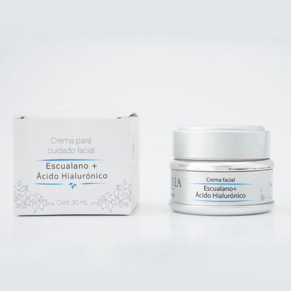 Cosvela Crema natural para rostro con escualano y ácido hialurónico