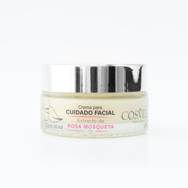 Cosvela. Crema natural para rostro con rosa mosqueta