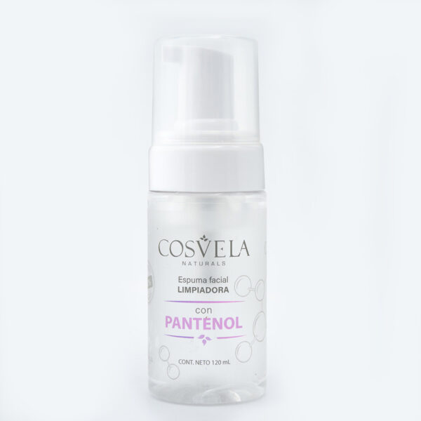 Cosvela Espuma facial limpiadora con pantenol