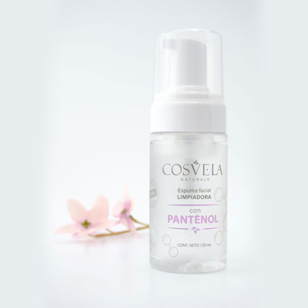 Cosvela Espuma facial limpiadora con pantenol