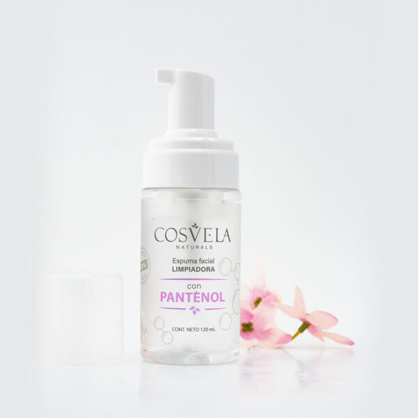 Cosvela Espuma facial limpiadora con pantenol